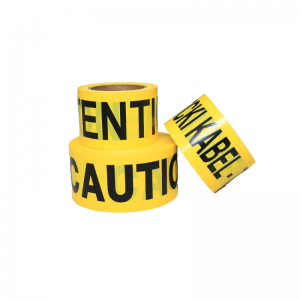 Prezzo di fabbrica di alta qualità giallo PE barriera di sicurezza stampa stampa su misura nastro di prudenza
